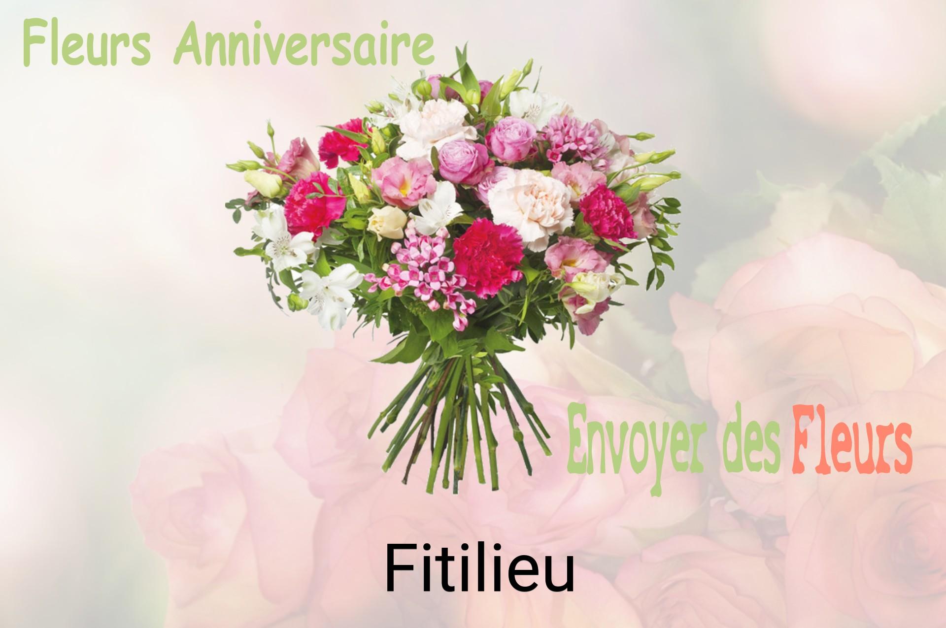 Bouquet de fleurs d’anniversaire livré à Fitilieu